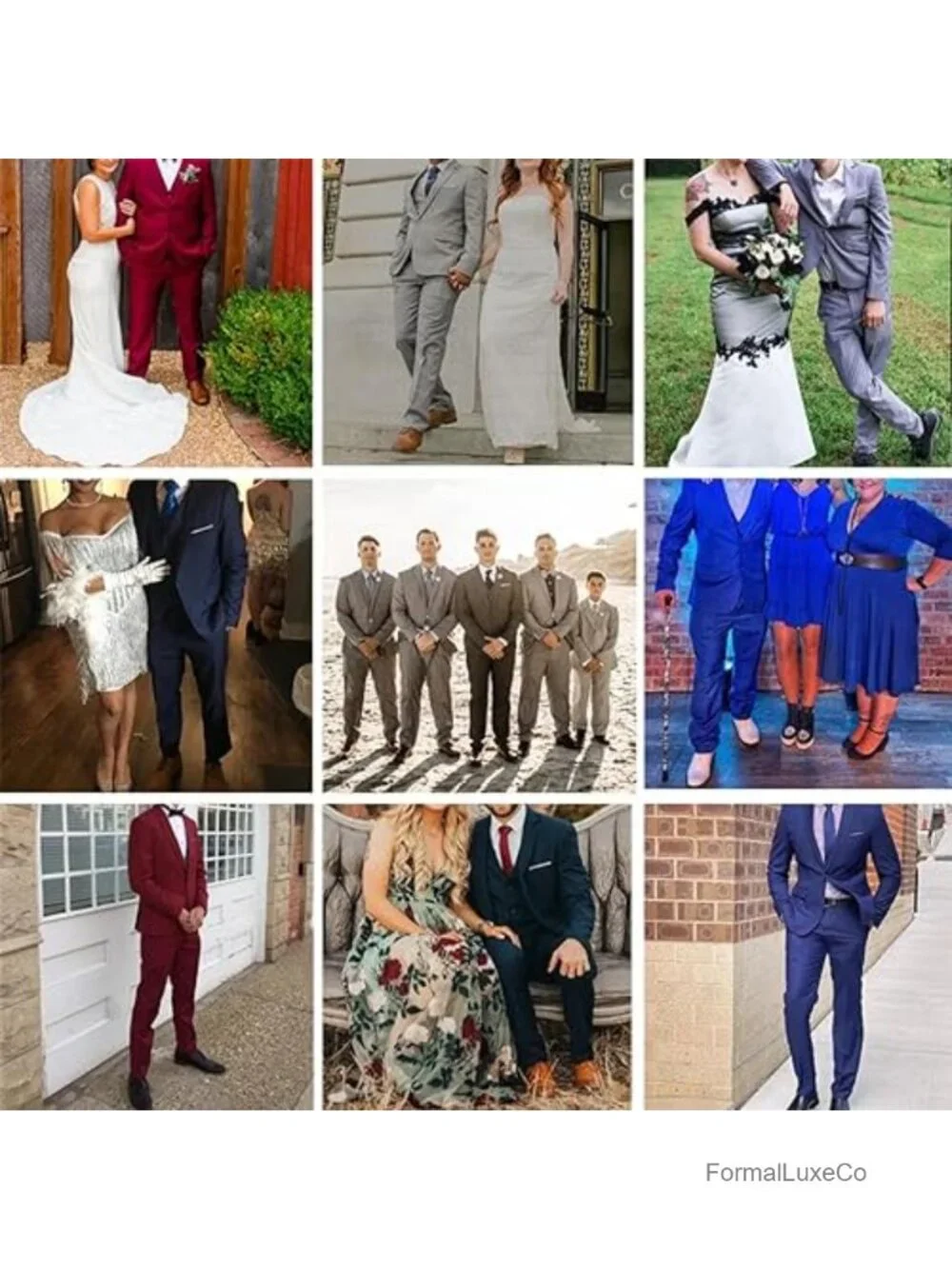 Men's 3 Piece Suit Set with Blazer, Vest & Pants for Wedding, Prom & Business